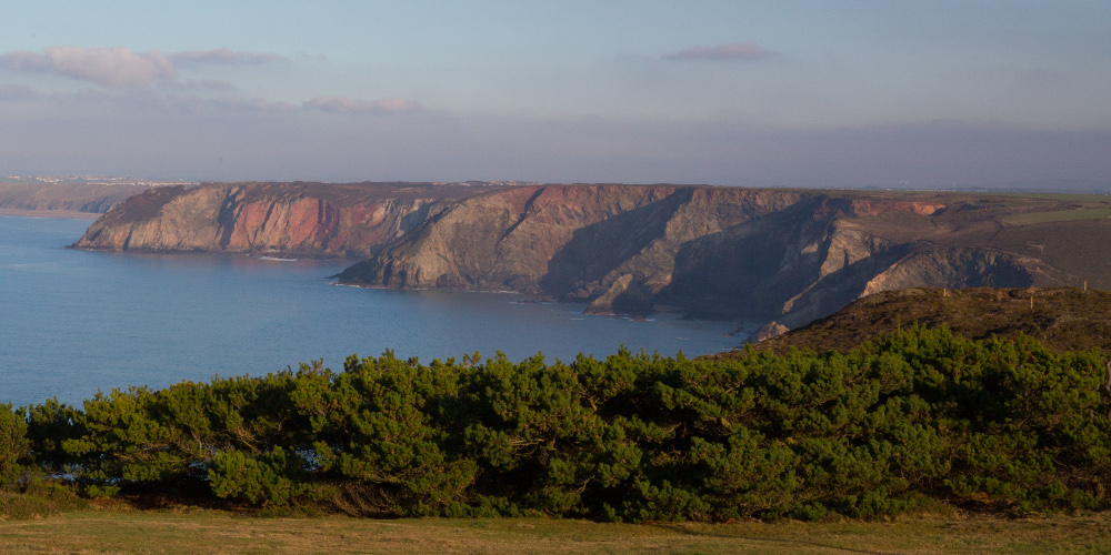 View of the Cliffs from Bowji